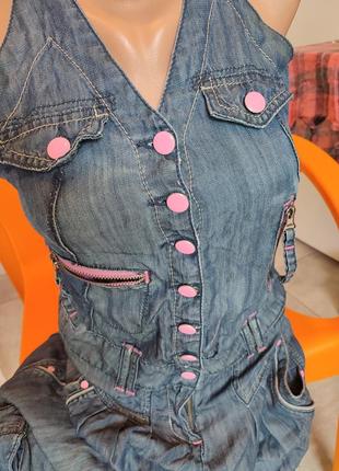 Комбинезон женский р с шорты джинсовые2 фото