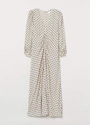 Сукня максі в горох , h&m