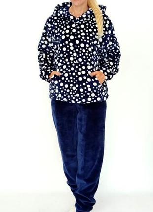 Женский махровый костюм пижама3 фото