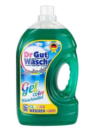 Гель для прання dr. gut wasch кольорової білизни 3.15 л