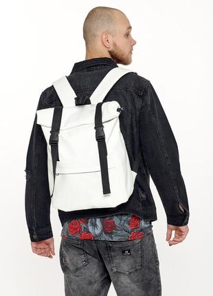 Мужской рюкзак ролл sambag rolltop milton белый