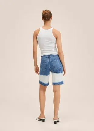 Жіночі джинсові шорти бермуди в стилі тай дай3 фото