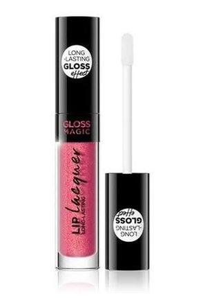 Помада жидкая для губ eveline cosmetics gloss magic lip lacquer с блеском № 30