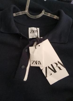 Футболка-поло  чоловіча zara5 фото