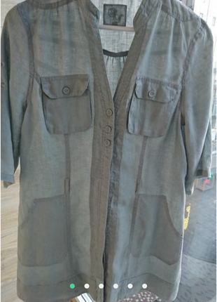 Туника лен 100% льняная туника блуза