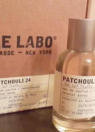 Le labo patchouli 24💥original 0,5 мл распив аромата затест2 фото