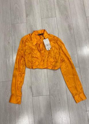 Продам короткую блузку zara