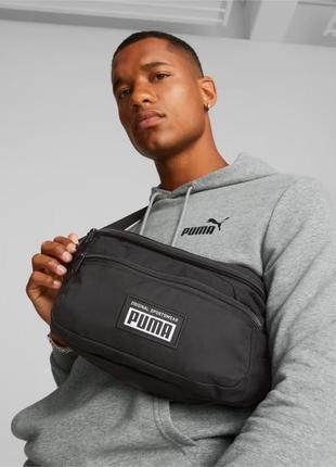 Сумка через плече puma academy waist bag / 07913401