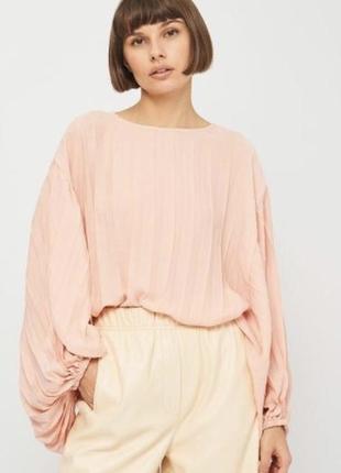 Кофта флісе, блузка персикового кольору розмір м бренд zara