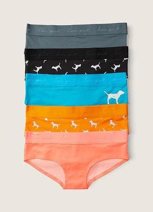 Комплект трусиков 5 шт, виктория сикрет