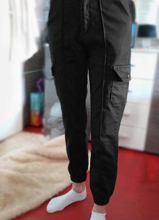Универсальные стрейч-брюки карго10 фото