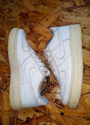 Кожаные кроссовки крассовки nike air force 12 фото