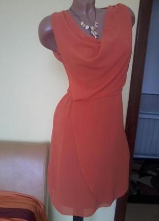 Шифоновое платье xs-s