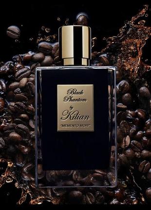 Шоколадний унісекс-аромат у стилі black phantom by kilian,ром, кофе, сархар1 фото
