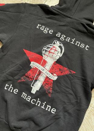 Худи vintage 90s rage against the machine zip hoodie cypress hill slipknot metallica iron maiden3 фото