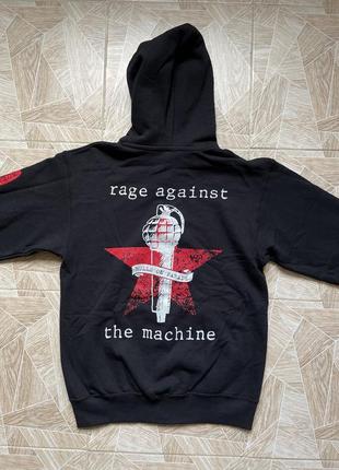 Худи vintage 90s rage against the machine zip hoodie cypress hill slipknot metallica iron maiden1 фото