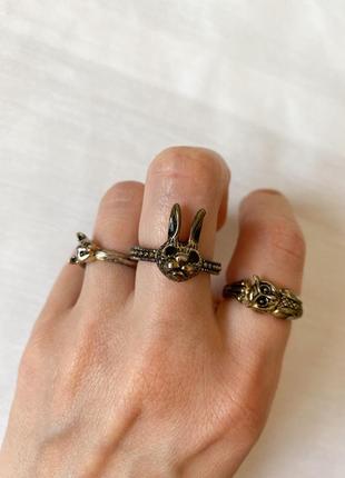 Набір з трьох кілець h&m , розмір м (17.5-18)