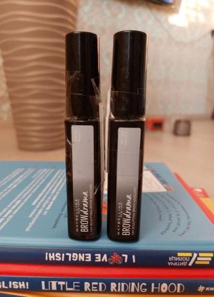 Нова туш для брів maybelline new york brow drama sculpting brow mascara, 05 - transparent5 фото