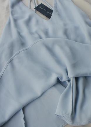 Трендовая блуза топ галтер с открытой спинкой воздушная свободного кроя от new look4 фото