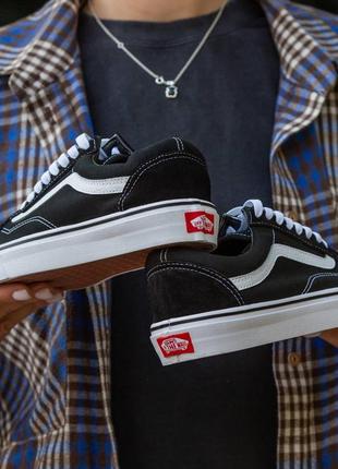 Замшевые, черные кеды vans old skool, натуральная замша, наложенный платеж5 фото