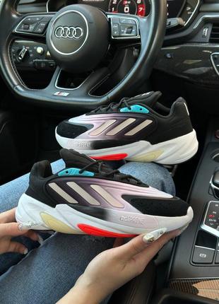 Женские кроссовки adidas Dbreak-Type люкс качества черные градиент адидас озелия
