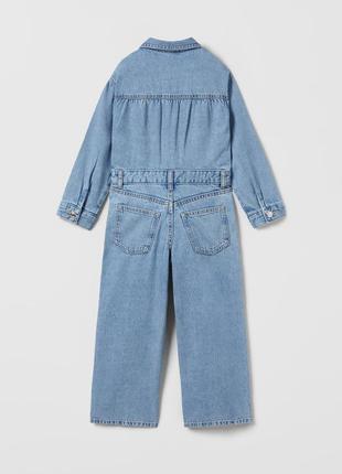 Детский джинсовый комбинезон zara, 9-10 лет2 фото