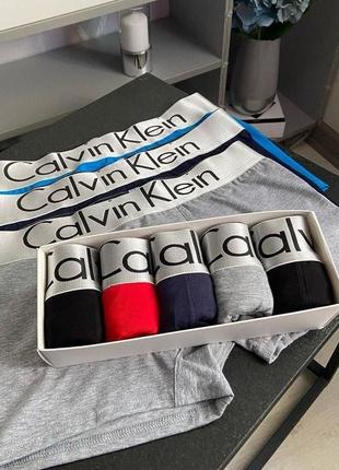 Чоловічі турси  5 шт кельвин кляйн трусы calvin klein / мужские трусы1 фото