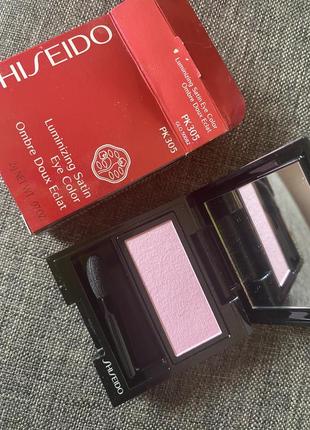 Shiseido luminizing satin eye color компактные тени для век № bk915, оригинал.