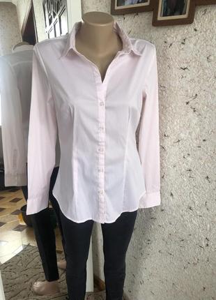 Рубашка женская 40 р h&m розовая