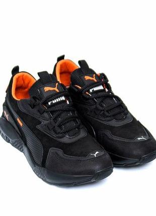 Мужские кожаные кроссовки puma st runner5 фото