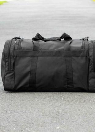 Спортивная мужская дорожная сумка everlast biz yellow черная тканевая в поездок на 60 литров для экипировки и6 фото