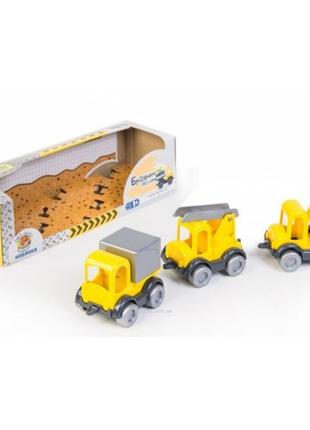 Машина kid cars будівничок 3 шт. в кор (wader)
