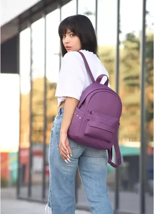 Женский рюкзак фиолетовый4 фото