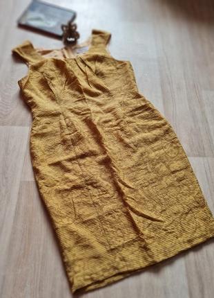 Сукня літня віскоза гірчичного кольору
