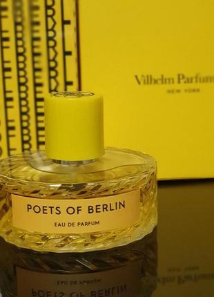 Vilhelm parfumerie poets of berlin💥original 5 мл распив аромата затест6 фото