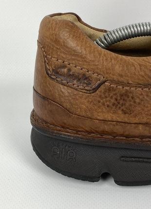 Шкіряні кросівки clark’s clarks air active оригінал коричневі розмір uk10 45 класичні чоловічі3 фото