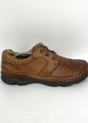 Шкіряні кросівки clark’s clarks air active оригінал коричневі розмір uk10 45 класичні чоловічі2 фото