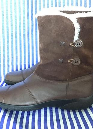 Сапоги сапожки зимние кожа hotter оригинал 39 р2 фото
