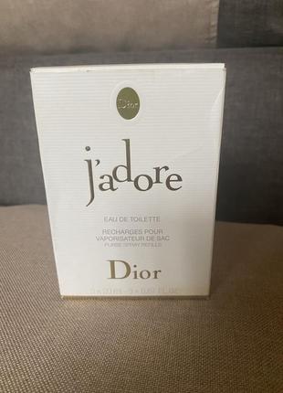 Dior jadore purse spray refills набір (edt/3х20ml), оригинал2 фото