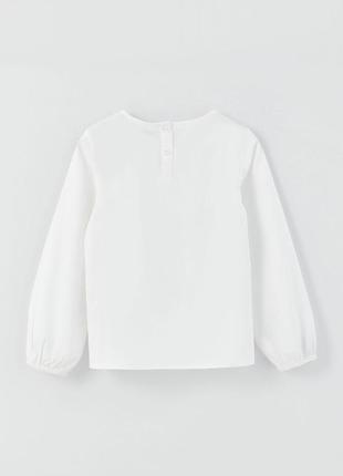 Белая рубашка на девочку lc waikiki 116-122 см4 фото