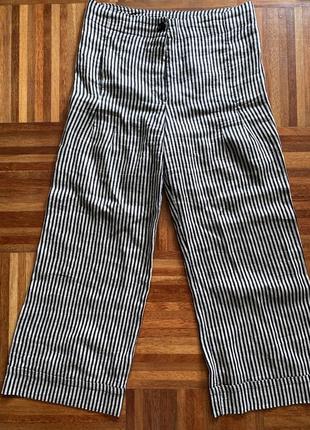 Дизайнерські лляні штани з високою посадкою льон elli (1) 34-36 як oska, rundholz,