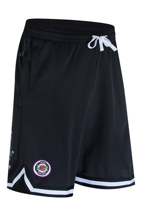 Шорты highway баскетбольные черные с белыми линиями размер m-xxl