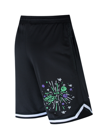Шорты highway баскетбольные черные с белыми линиями размер m-xxl