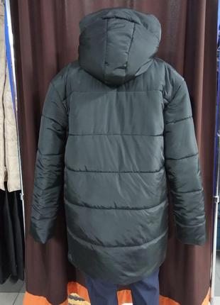 Куртка чоловіча чорна зимова т-4419 . розміри: 48-50;52-54.3 фото