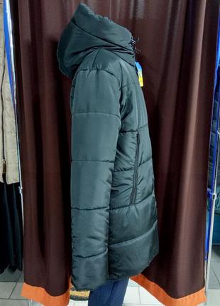 Куртка чоловіча чорна зимова т-4419 . розміри: 48-50;52-54.2 фото