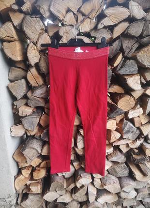 Трикотажные брюки на 6-7 лет плотные лосины с небольшим утеплением на 122 рост h&amp;m