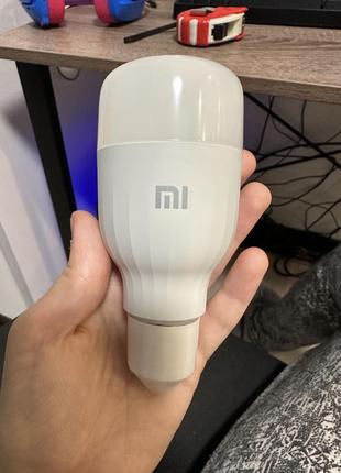 Светодиодная лампа led xiaomi mi smart bulb essential1 фото