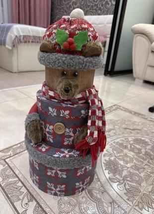 Новорічний декор, шкатулка