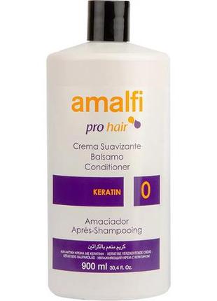 Бальзам-кондиціонер для волосся amalfi pro hair keratin 900мл1 фото
