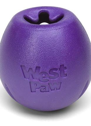 Іграшка для собак westpaw zogoflex rumbl для ласощів малий 8 см фіолетовий (bz040egg)1 фото